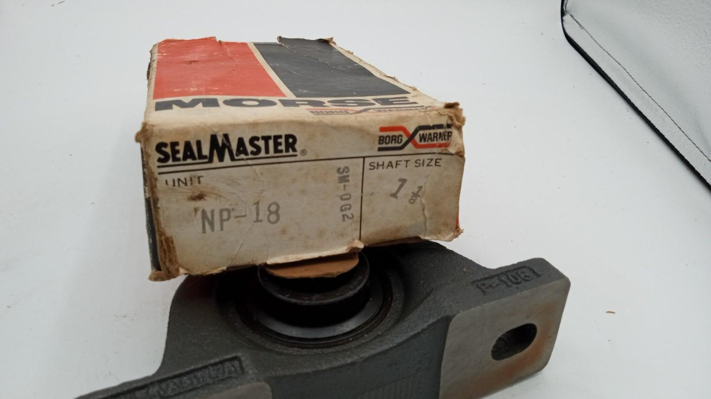 Sealmaster NP-18 / NP18 Bearing (NEW IN BOX) 1-1/8 Bore USA