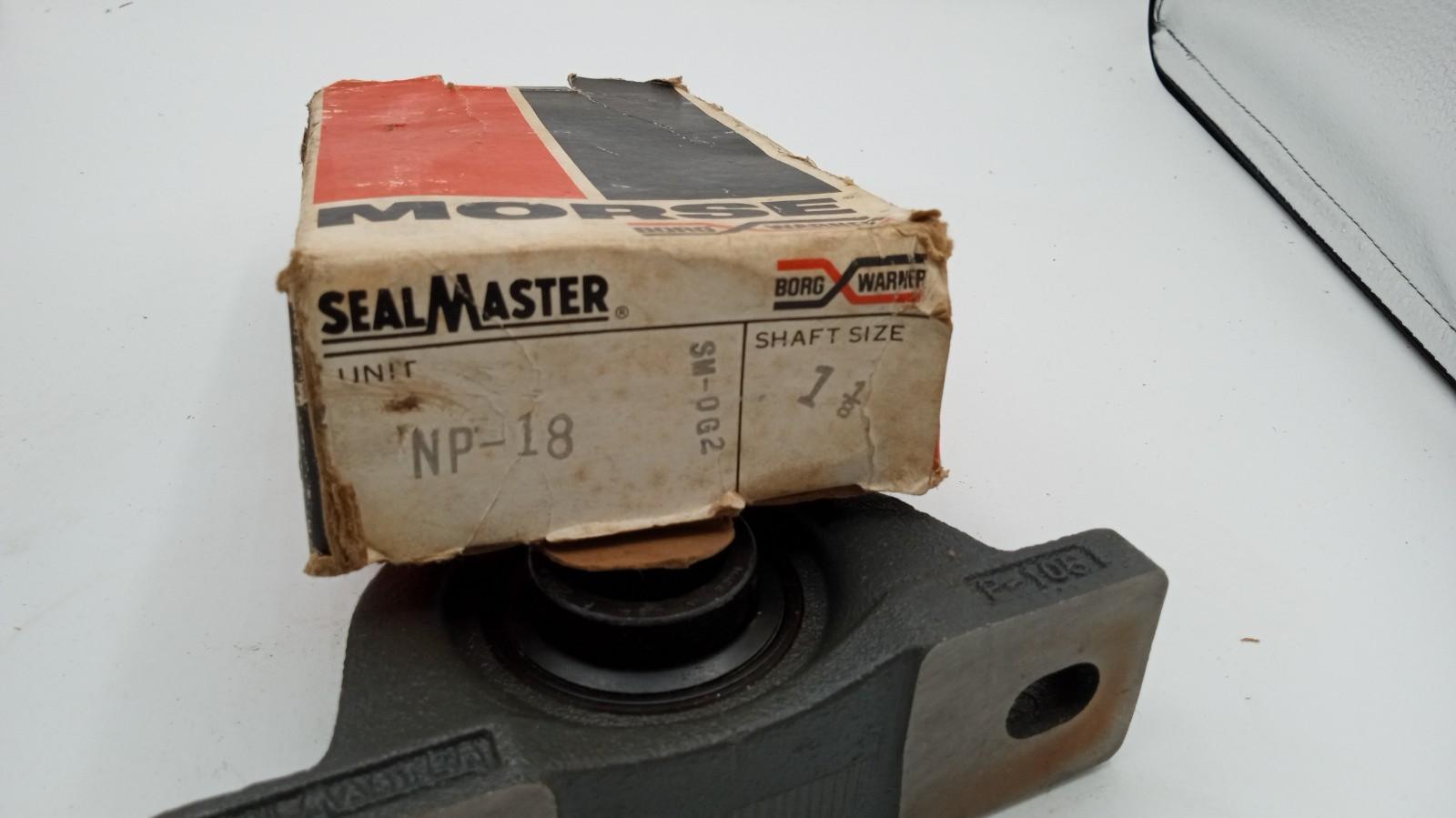 Sealmaster NP-18 / NP18 Bearing (NEW IN BOX) 1-1/8 Bore USA
