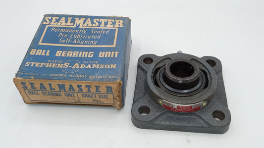 SEALMASTER SF-15 Bearing Unit 4-Bolt Flange 15/16" ID SF15 USA