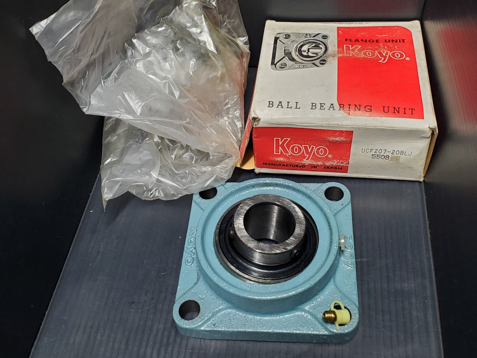KOYO UCF207-20BLJ 4-Flange Bearing Japan