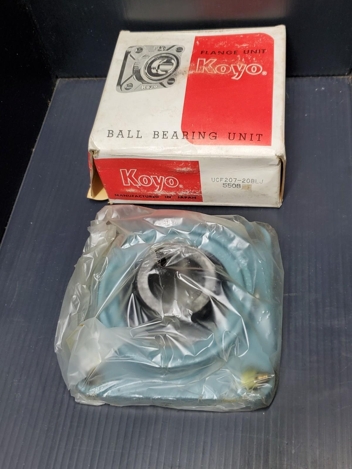 KOYO UCF207-20BLJ 4-Flange Bearing Japan