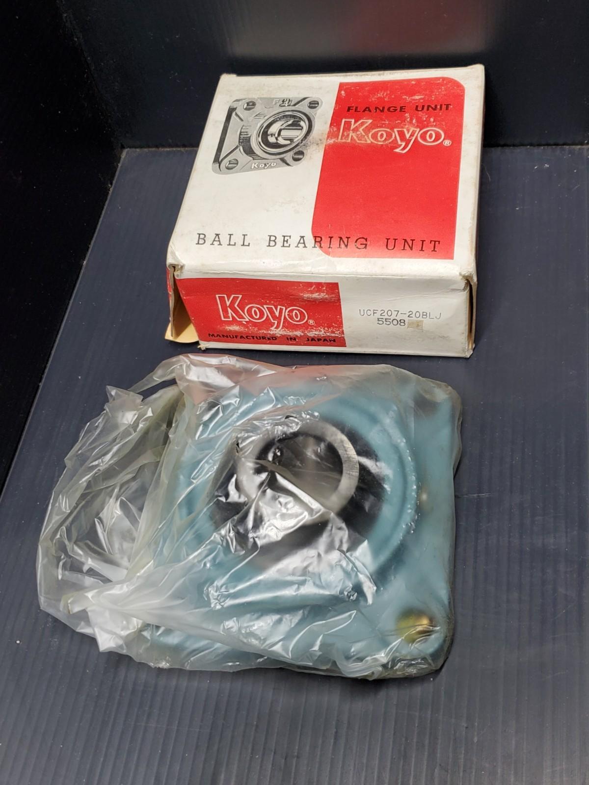 KOYO UCF207-20BLJ 4-Flange Bearing Japan