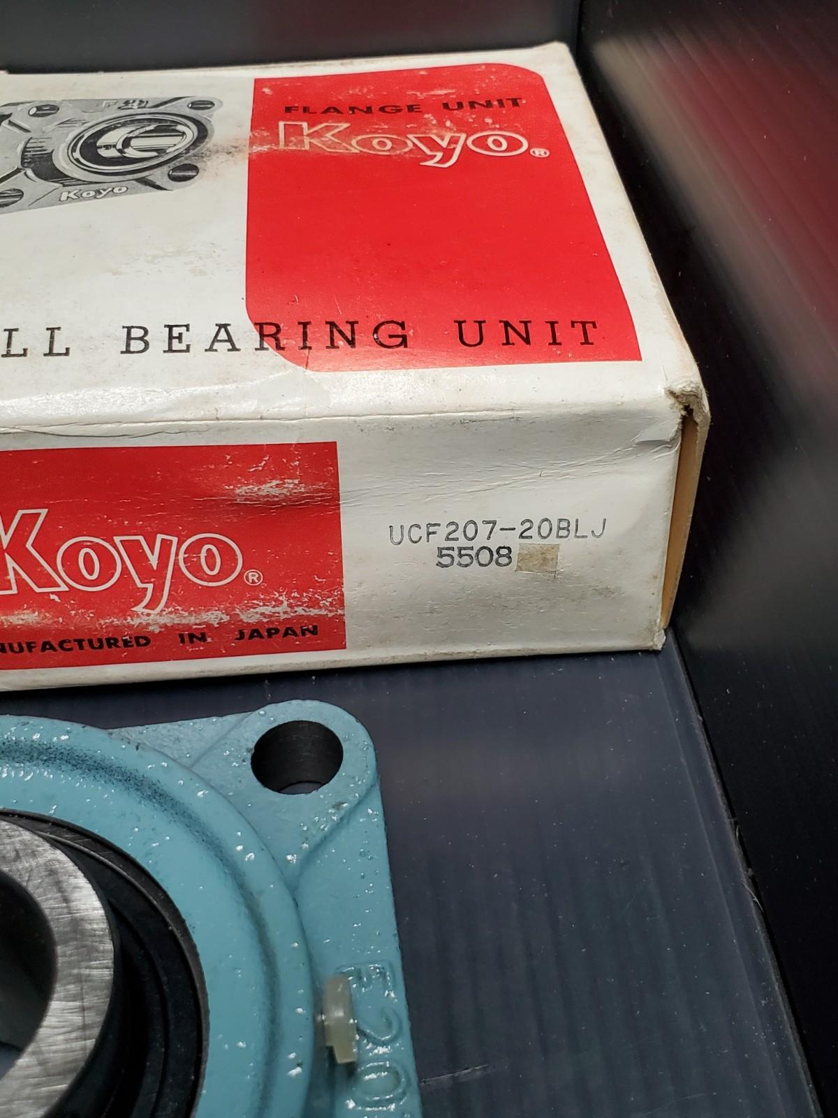KOYO UCF207-20BLJ 4-Flange Bearing Japan