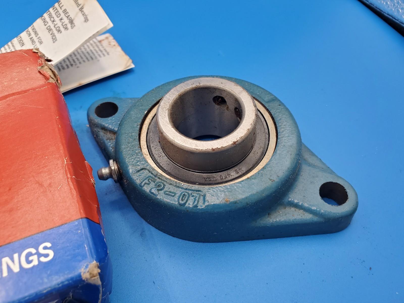 MB Manufacturing FC2 25 1 5/16 2-Bolt Flange Bearing Pat'd USA 1-5/16"