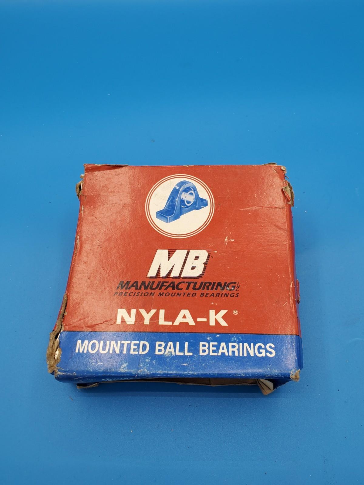 MB Manufacturing FC2 25 1 5/16 2-Bolt Flange Bearing Pat'd USA 1-5/16"