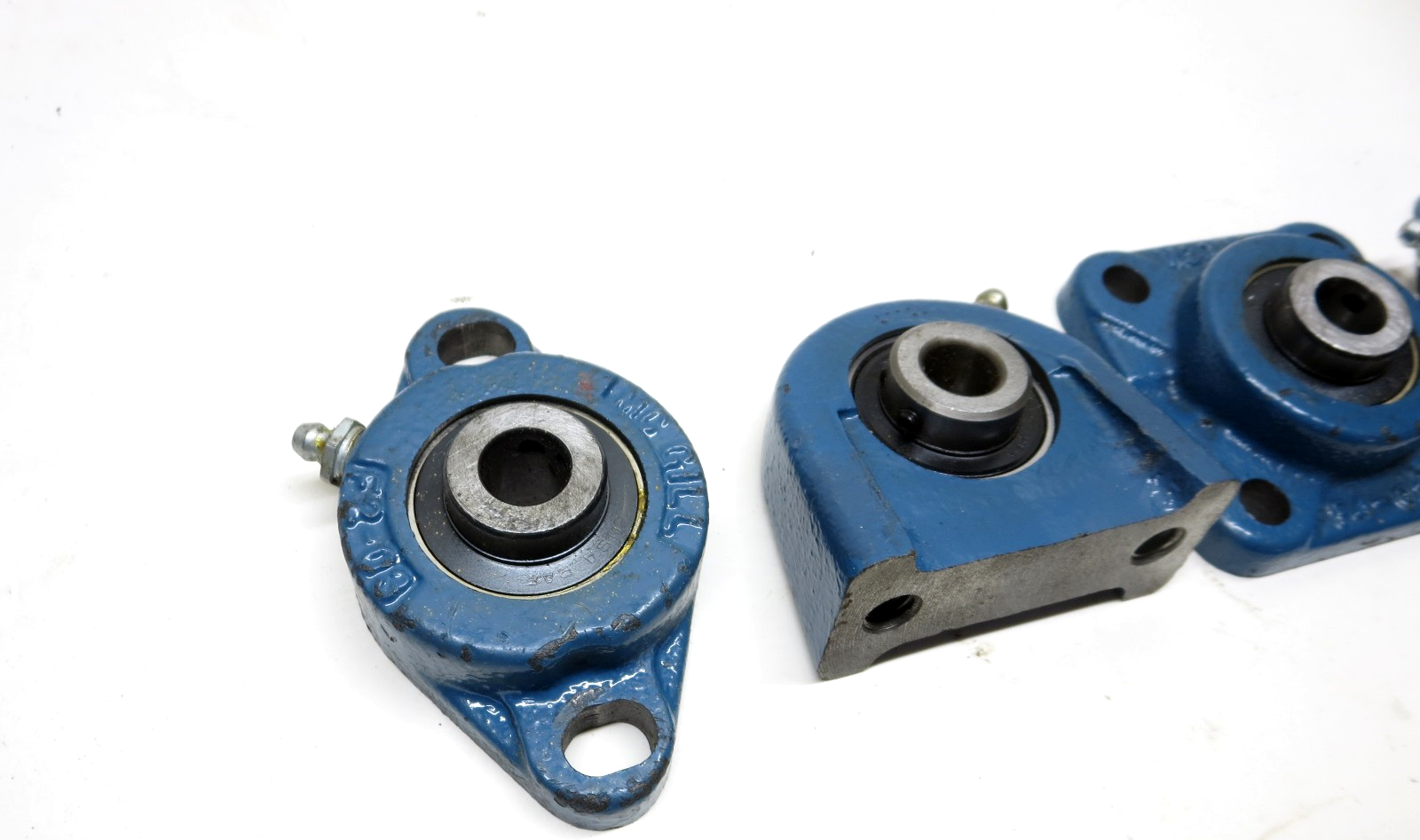 LOT OF 4 MB Manufacturing / McGill 1/2 in Bore Assortment Flange Mount Bearing