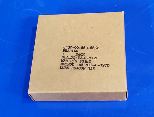 NHBB R21PP-DK26 Precision Ball Bearing 33342 NSN 4130-00-863-8652 1/8x3/8x5/32"
