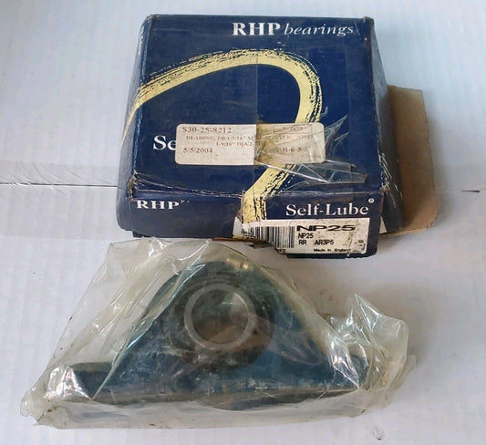NP25 RHP Sealmaster Ball Bearing Pillow Block NOS Made in England 
