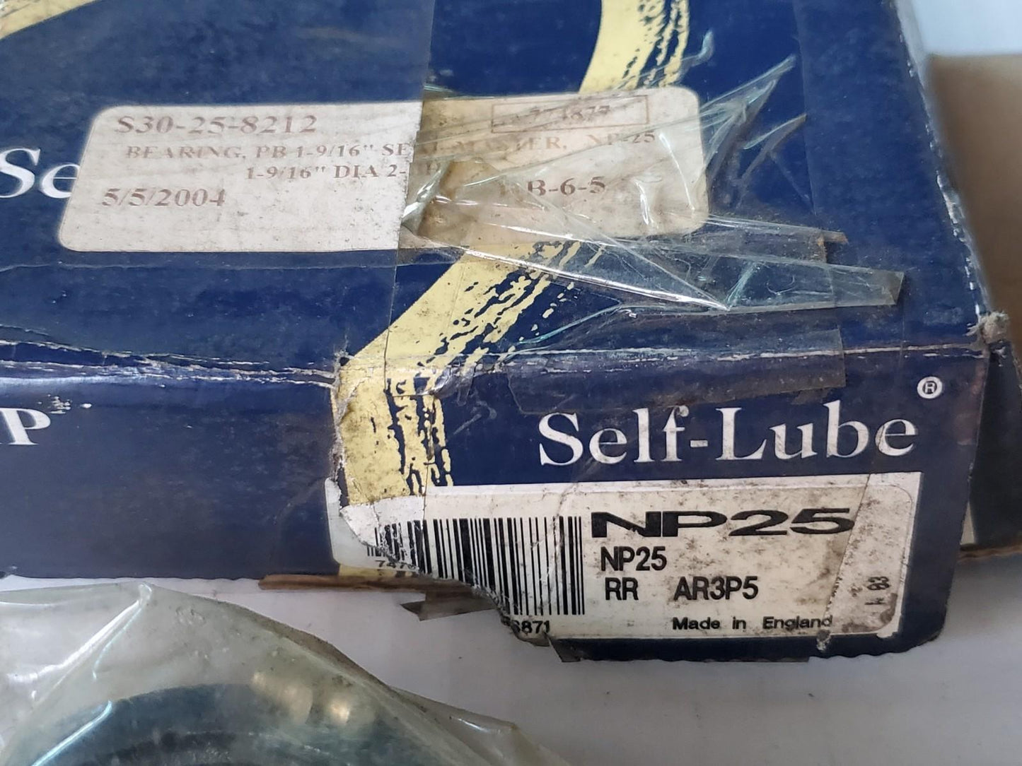 NP25 RHP Sealmaster Ball Bearing Pillow Block NOS Made in England 