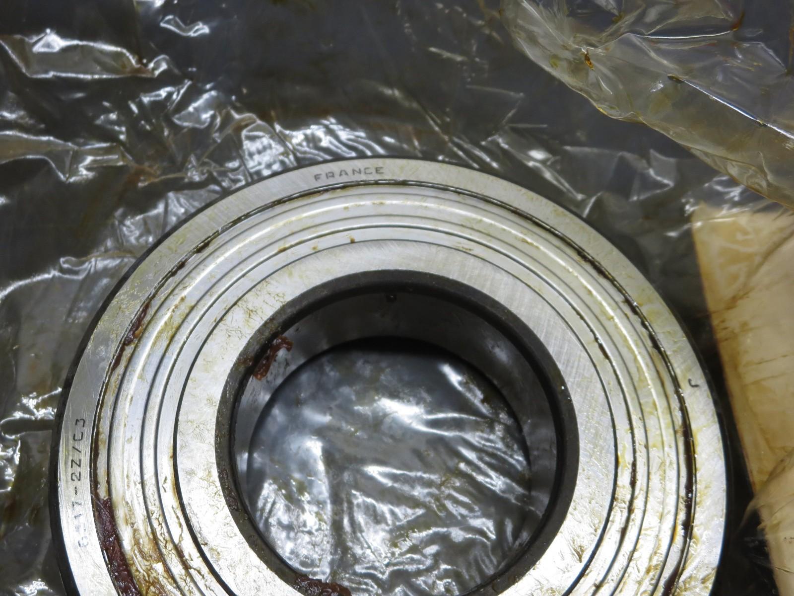 SKF 6317-2ZJ/EM Bearing Shielded Both Sides NIB France