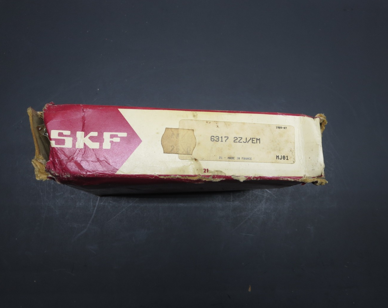 SKF 6317-2ZJ/EM Bearing Shielded Both Sides NIB France