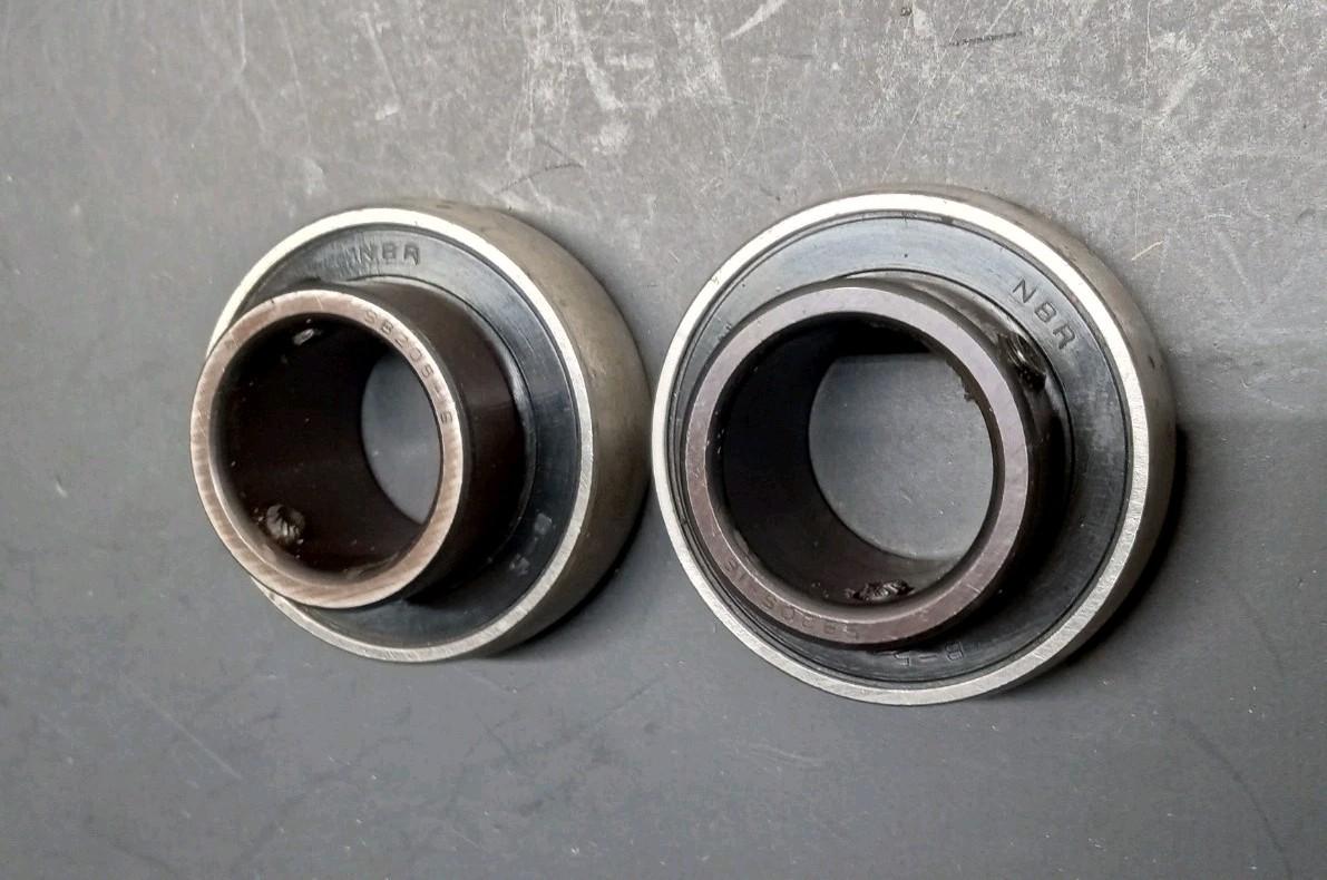 LOT OF 2 PCS NBR SB205-16 B-5 Insert Bearing 1" Bore Japan NOS