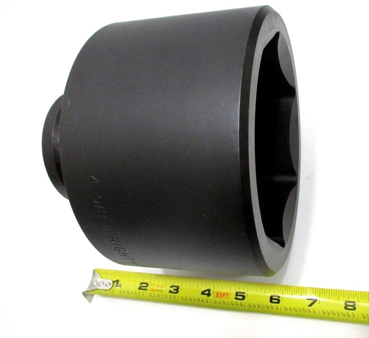 Wright Tool 4-5/8 Impact Socket 1-1/2 Drive 6-Point 84874 Made in USA