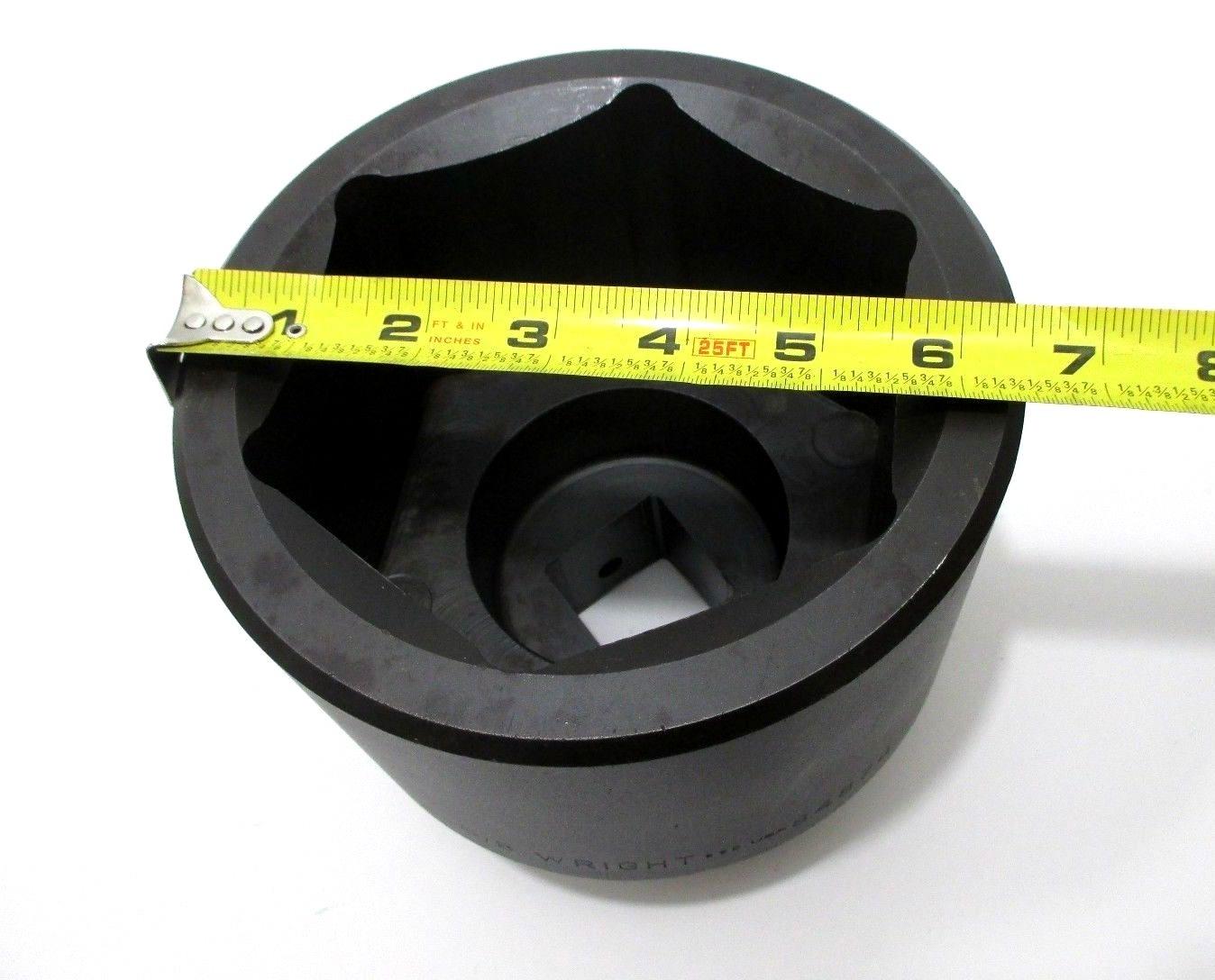 Wright Tool 4-5/8 Impact Socket 1-1/2 Drive 6-Point 84874 Made in USA