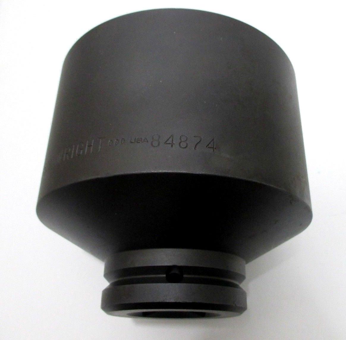 Wright Tool 4-5/8 Impact Socket 1-1/2 Drive 6-Point 84874 Made in USA