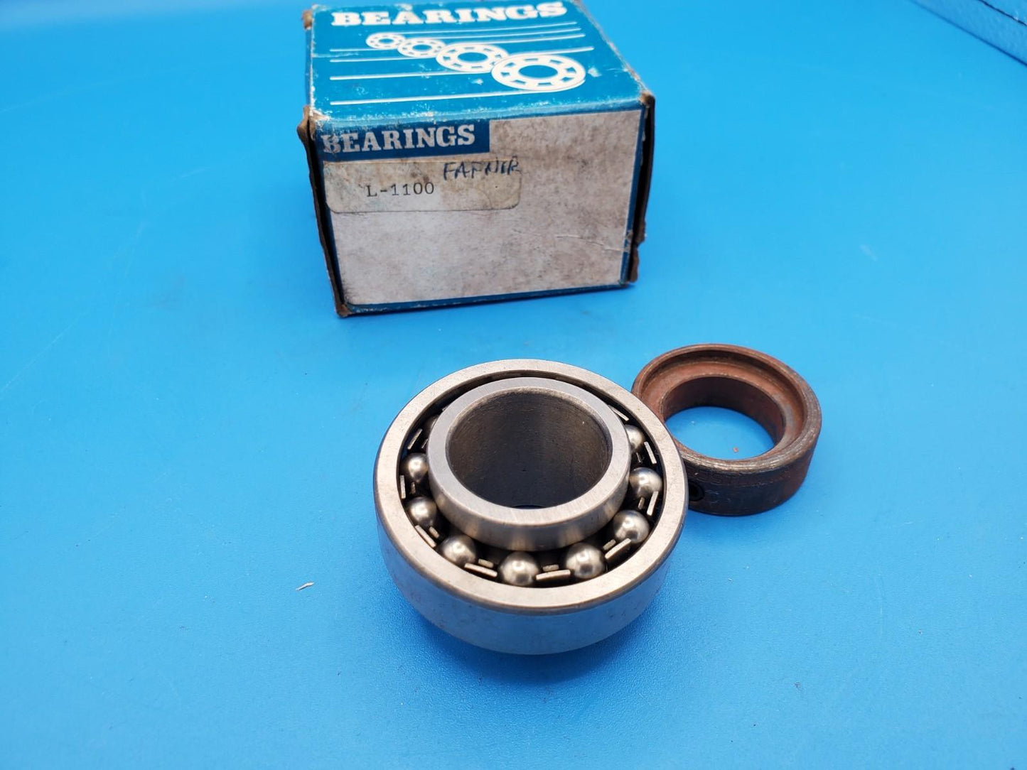 Fafnir L-1100 Self-Aligning Insert Bearing with Boston Gear Collar L1100 NOS