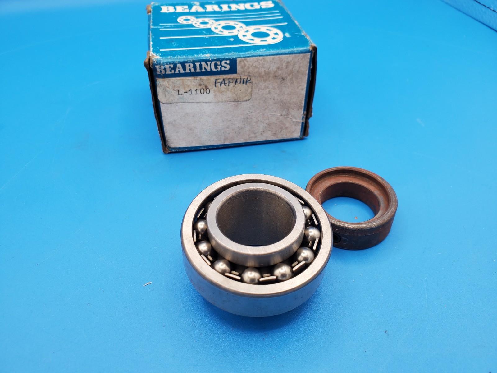 Fafnir L-1100 Self-Aligning Insert Bearing with Boston Gear Collar L1100 NOS