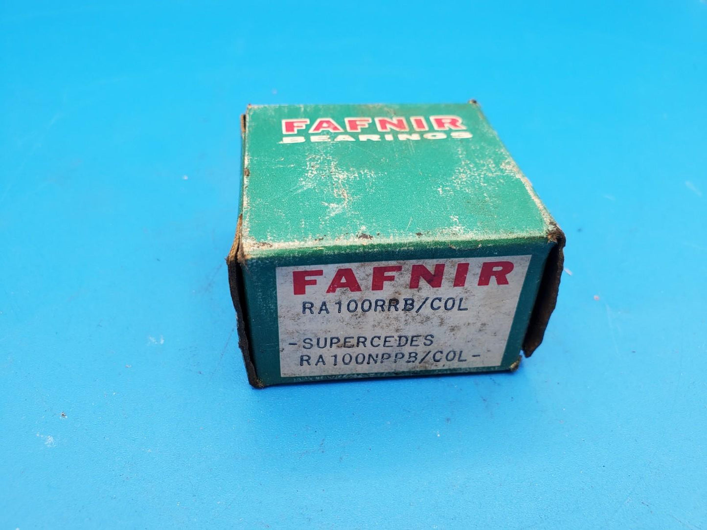 LOT OF 2 PCS FAFNIR RA100RRB + COL BEARING W/ COLLAR 