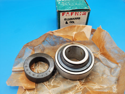 New Fafnir G1105KRRB & COL 1-5/16" Insert Bearing Includes Collar