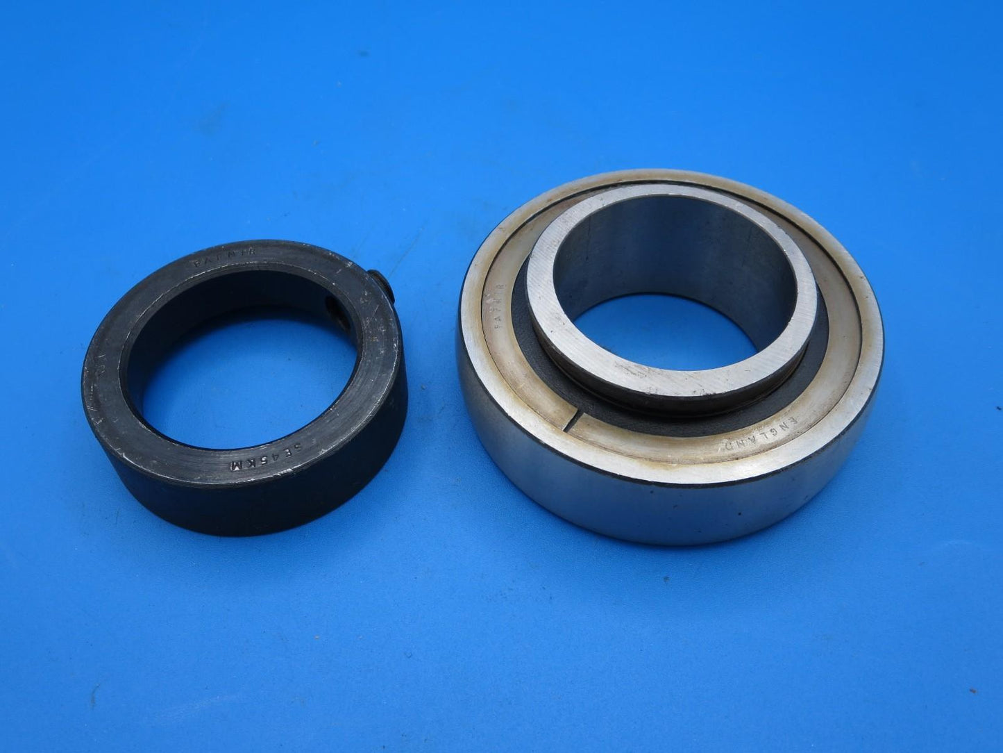 Fafnir GRAE45PPB Insert Ball Bearing With SE45KM Collar NOS