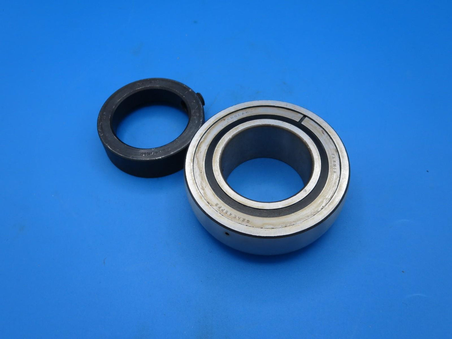 Fafnir GRAE45PPB Insert Ball Bearing With SE45KM Collar NOS