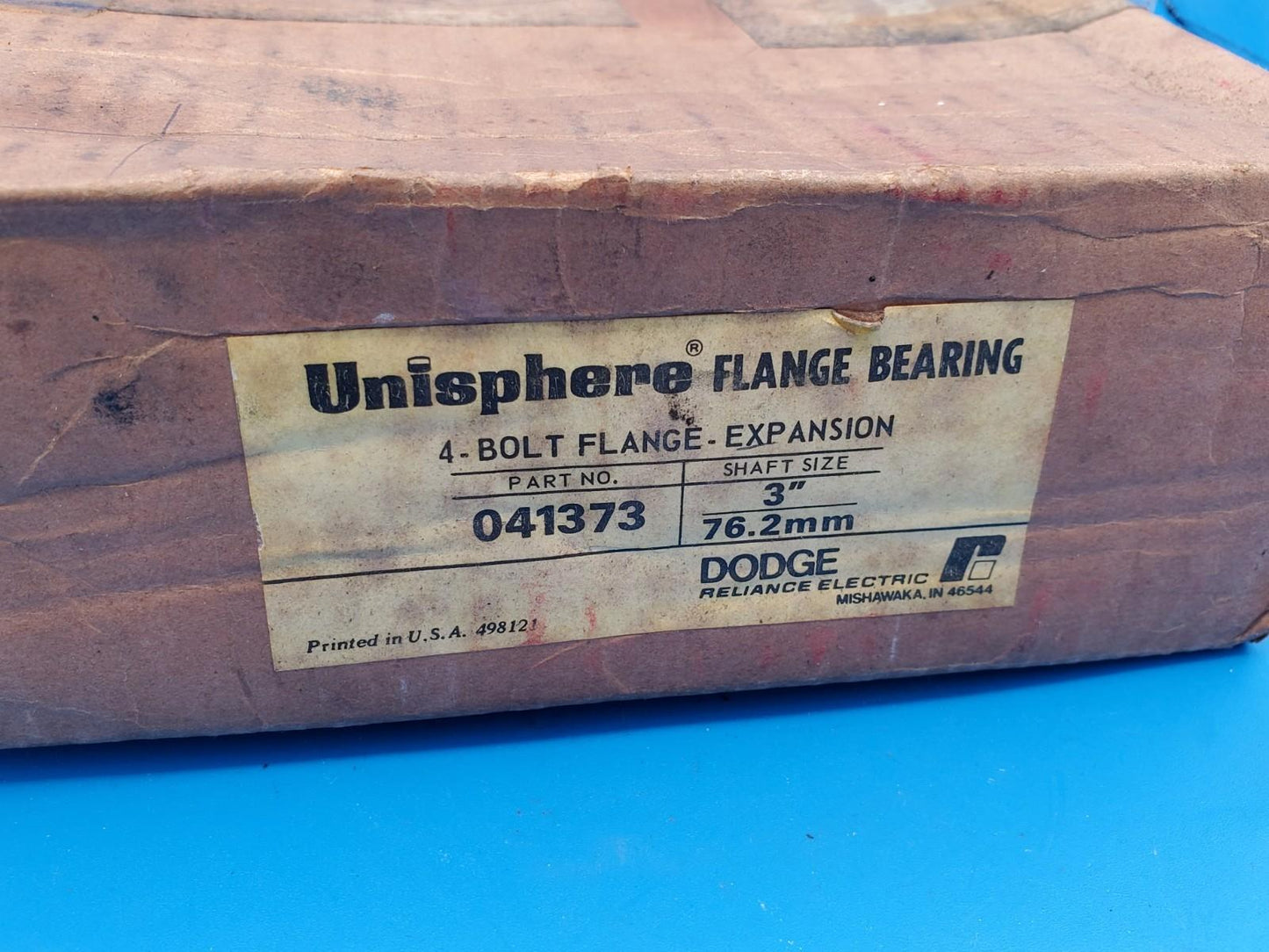 Dodge Unisphere 041373 Flange Bearing 4-Bolt Flange Expansion 3" / 76.2mm Shaft