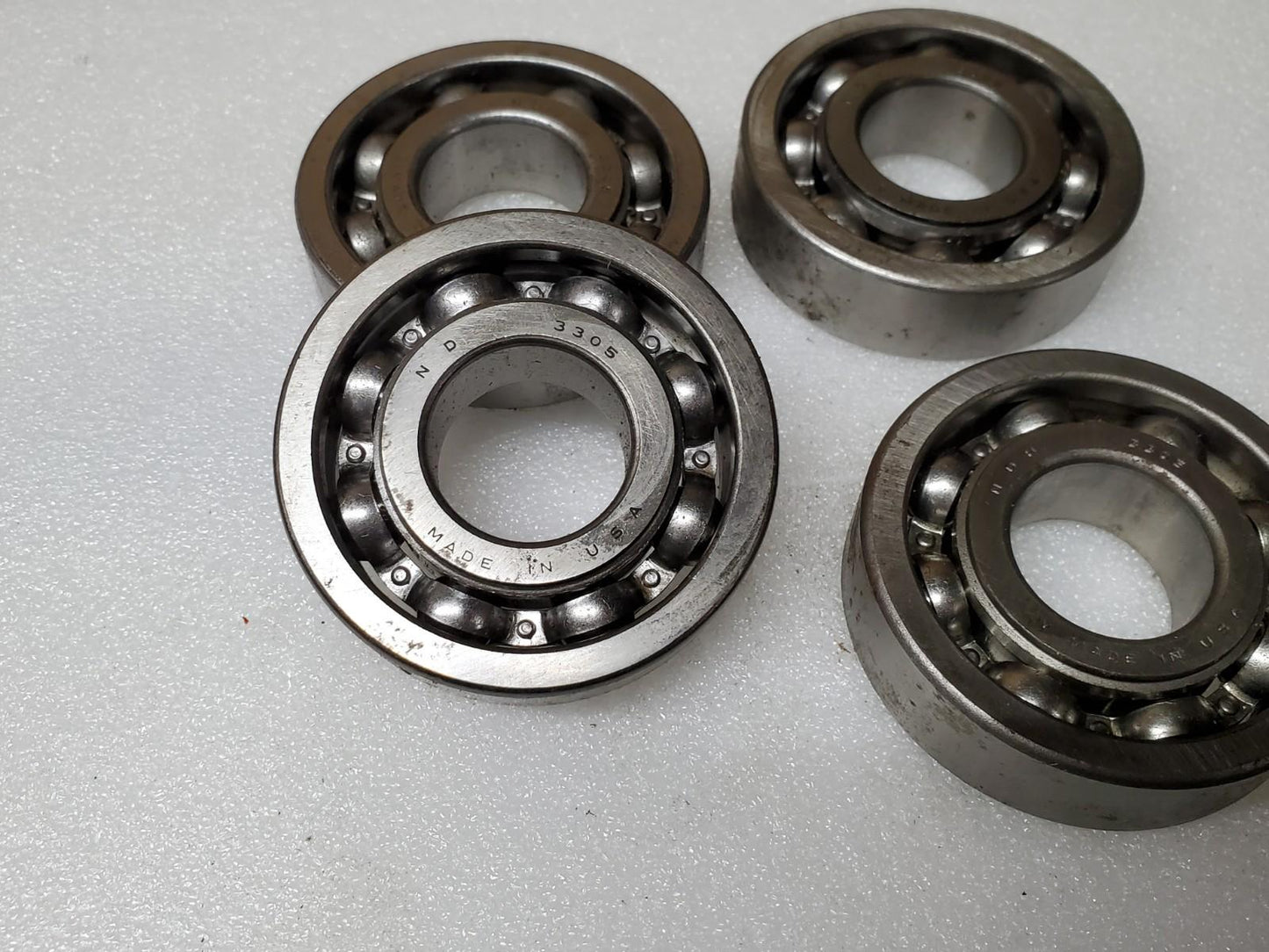 LOT OF 4 PCS ND 3305 Bearing New Departure MADE IN USA NOS