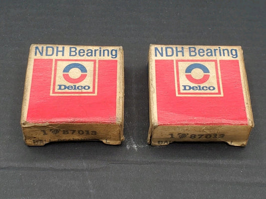 LOT OF 2 NDH Delco 87013 Bearing NOS