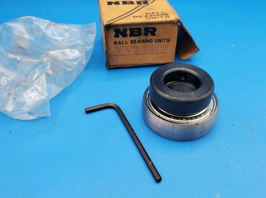 NBR SA205.14 Insert Bearing w/ Collar & Wrench TOP QUALITY - MADE IN JAPAN