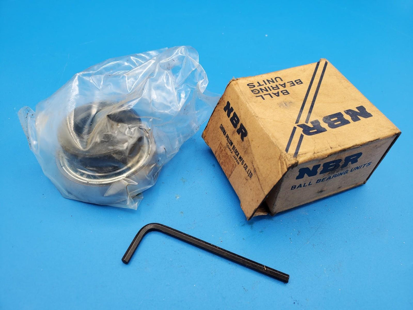 NBR SA205.14 Insert Bearing w/ Collar & Wrench TOP QUALITY - MADE IN JAPAN