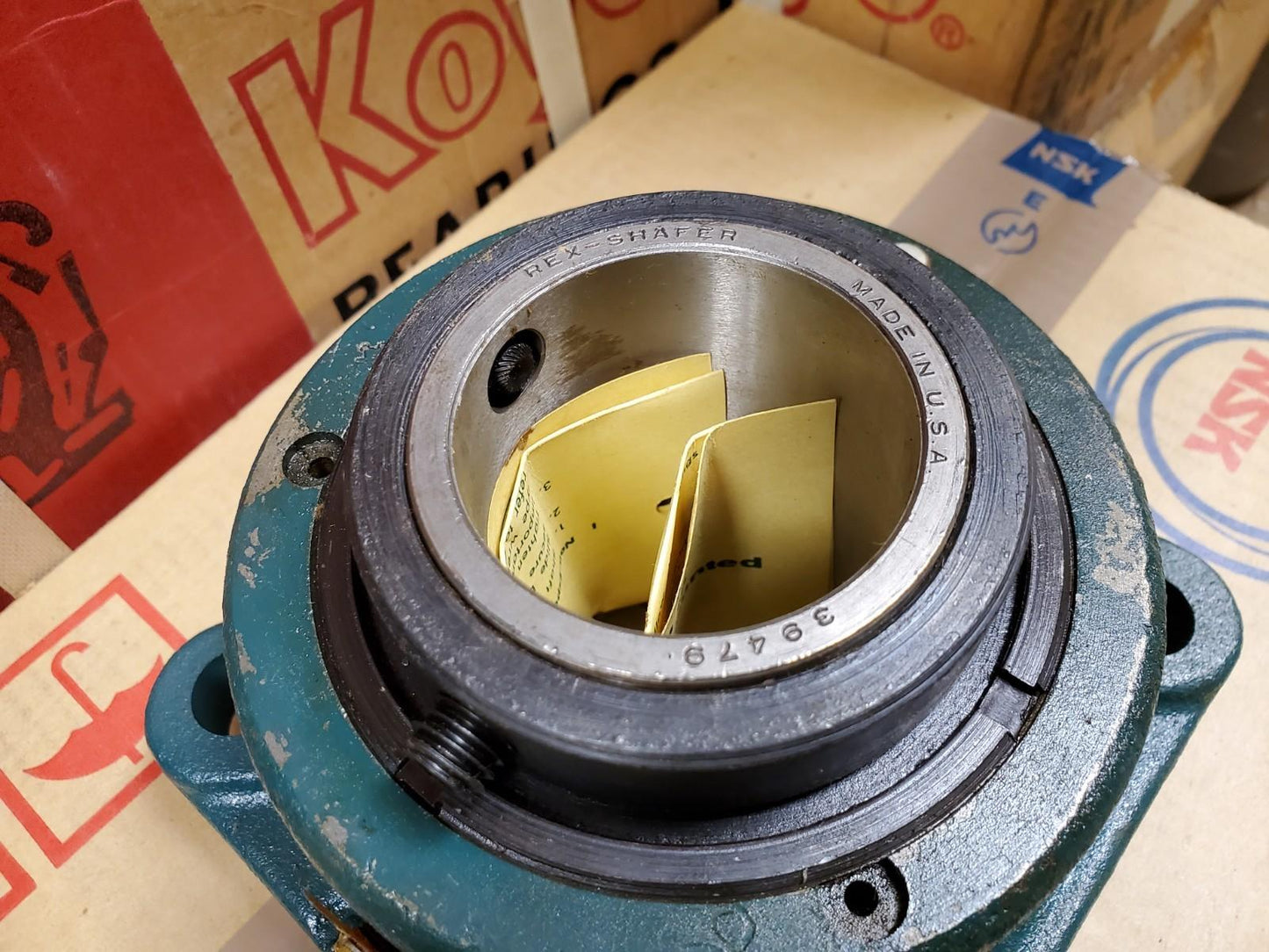 REX 2-3/16" Flange Roller Bearing MF-203 / MF-9203 USA