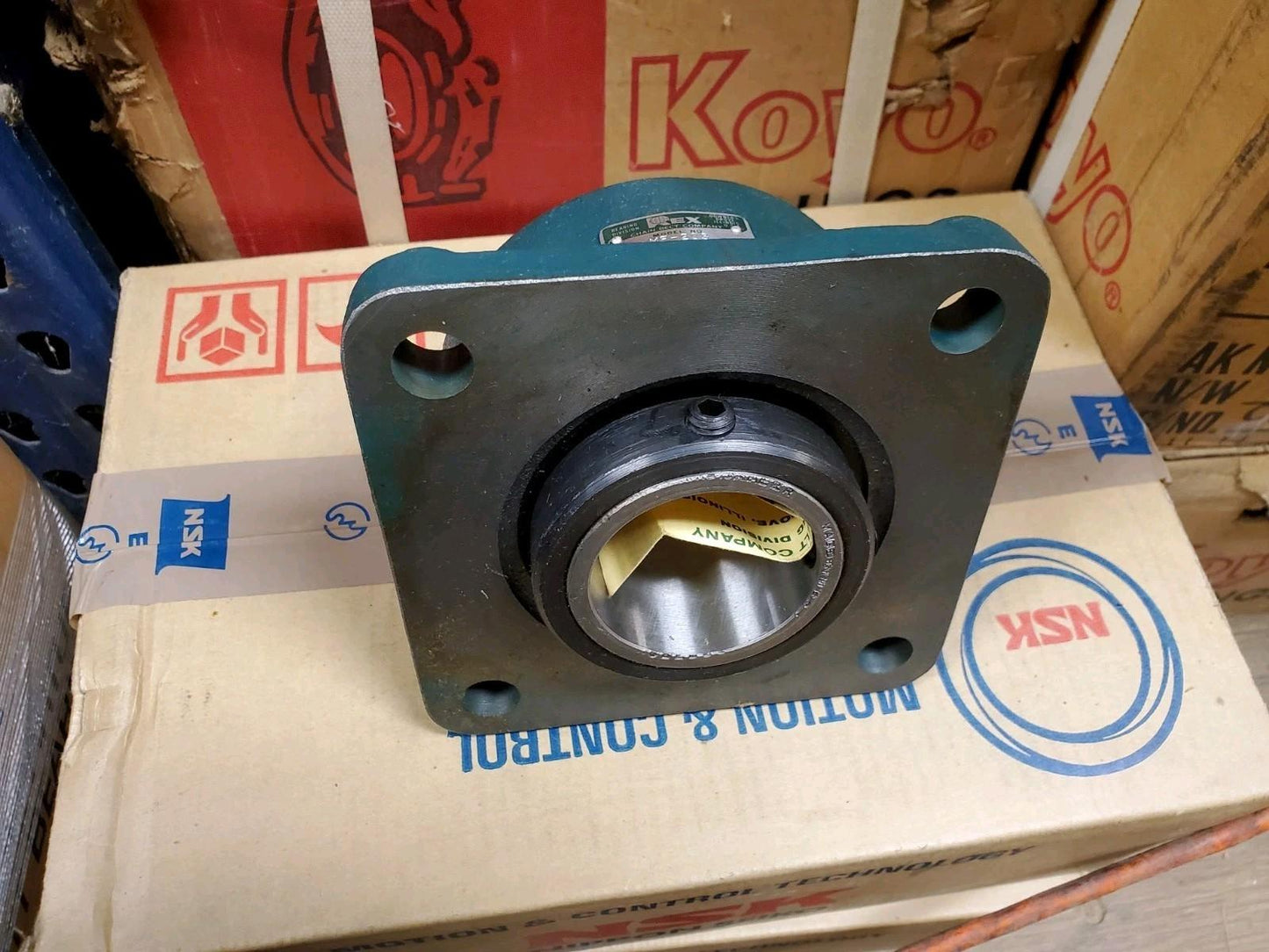 REX 2-3/16" Flange Roller Bearing MF-203 / MF-9203 USA