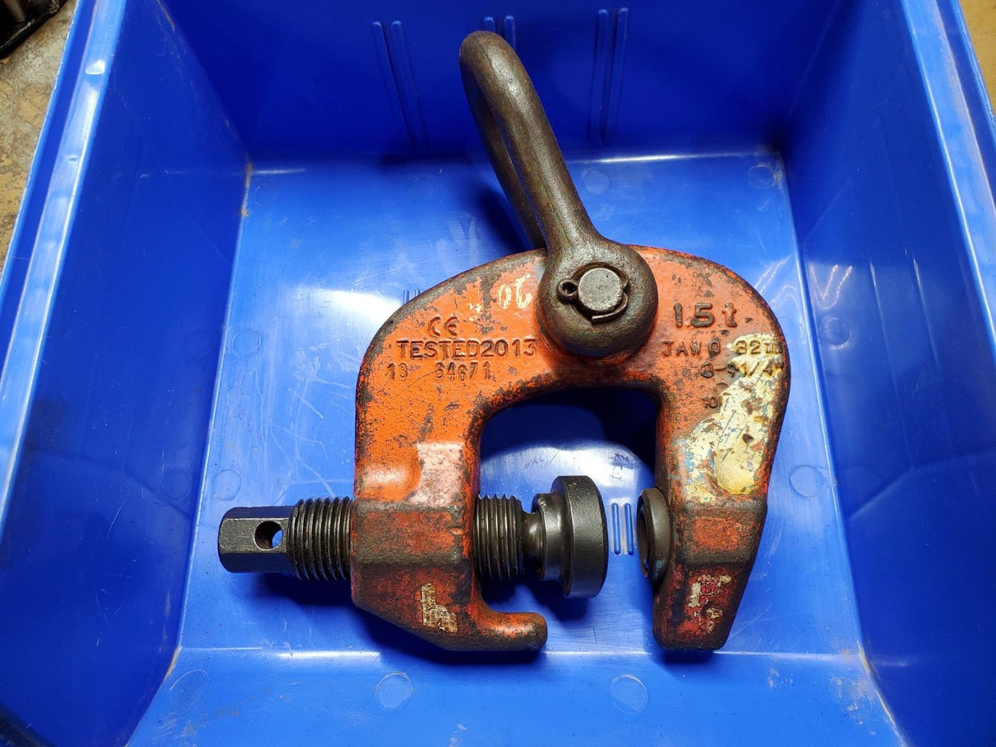 Crosby IP SC1.5 1-1/2 t Screw Clamp 0 to 1-1/4 in. IP Holland
