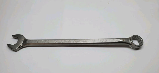 NOS Wright Tool 1148 WrightGrip 2.0 1-1/2" Combination Wrench 12 Pt. Satin USA