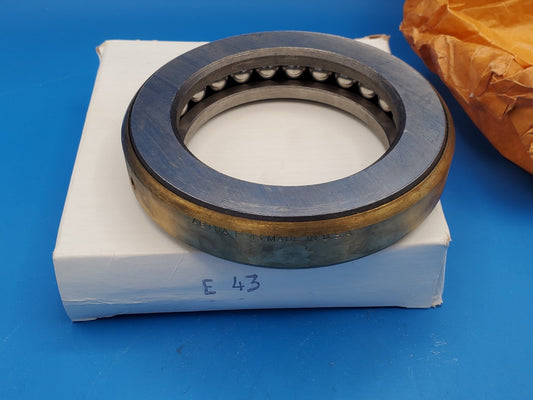 Aetna E-43 Thrust Ball Bearing E43 4.9688" OD x 3.25" ID x 1" W Made in USA