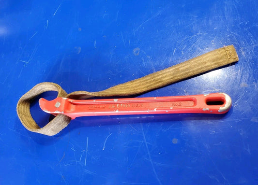 Ridgid No. 2 Strap Wrench #2 Very Good USA