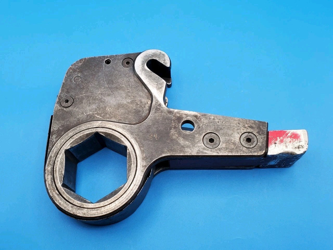 Hytorc Hex Link XLCT-4 2-1/4" Hydraulic Torque Wrench #6 Cassette 4XLCT Tested