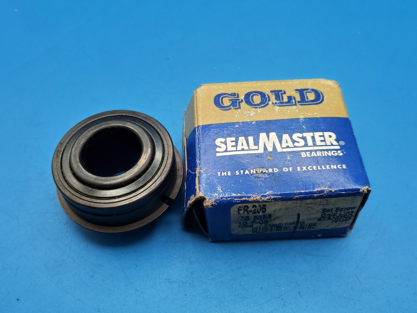 SealMaster Gold Line ER-205 Insert Bearing 25 MM ID NOS USA