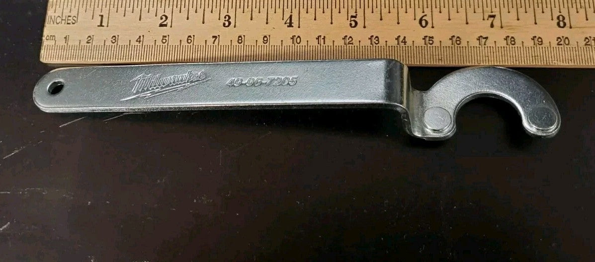 1 Ea. Milwaukee Grinder Steel Spanner Wrench 49-96-7205