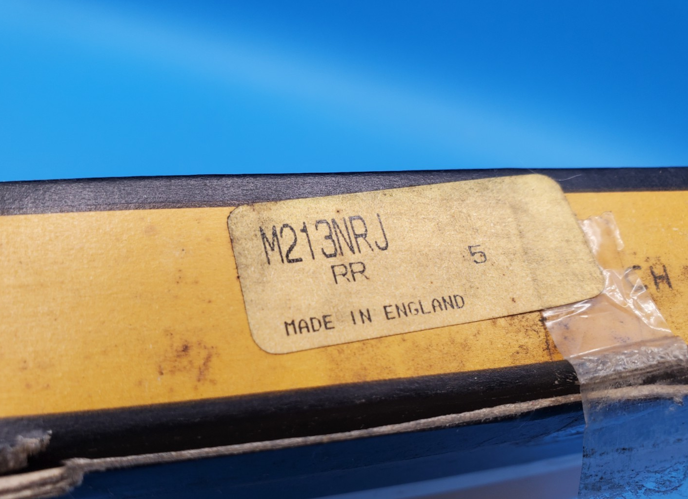 RHP M213NRJ RR Ball Bearing W/ Snap Ring NOS Sealed - Made in England