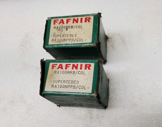 LOT OF 2 PCS NEW FAFNIR RA100RRB/COL Insert Bearing W/ Collar 1-1/16" BORE