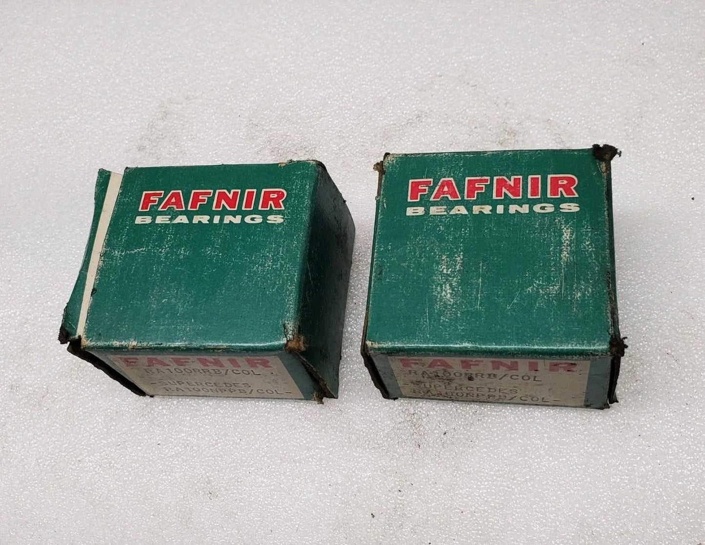 LOT OF 2 PCS NEW FAFNIR RA100RRB/COL Insert Bearing W/ Collar 1-1/16" BORE