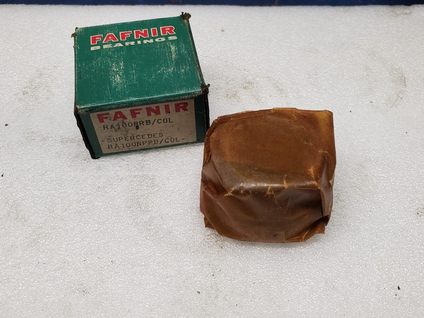 LOT OF 2 PCS NEW FAFNIR RA100RRB/COL Insert Bearing W/ Collar 1-1/16" BORE