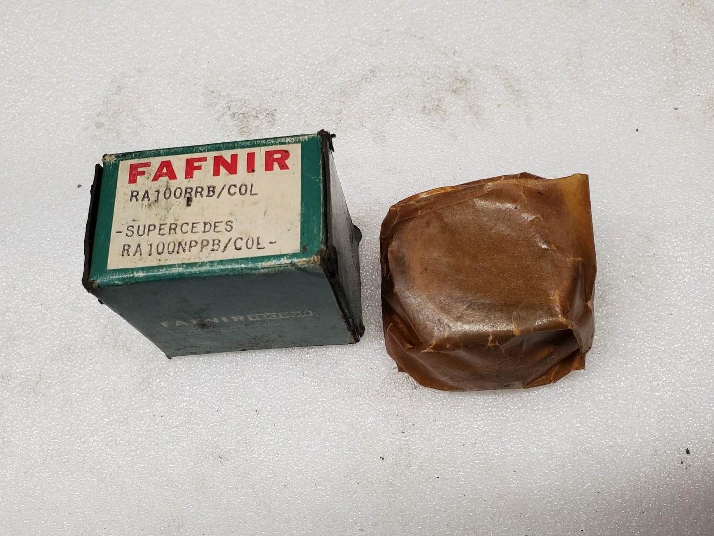 LOT OF 2 PCS NEW FAFNIR RA100RRB/COL Insert Bearing W/ Collar 1-1/16" BORE