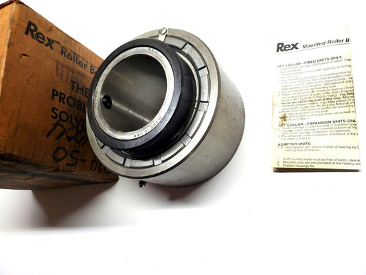 Rexnord ZMC2212 Cartridge Block Roller Bearing 2-3/4" Bore USA