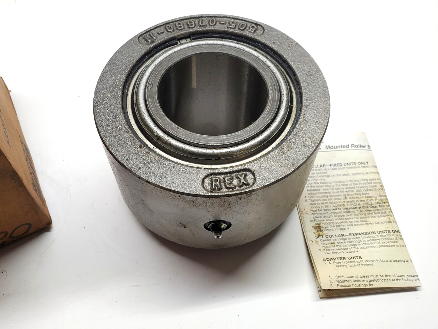 Rexnord ZMC2212 Cartridge Block Roller Bearing 2-3/4" Bore USA