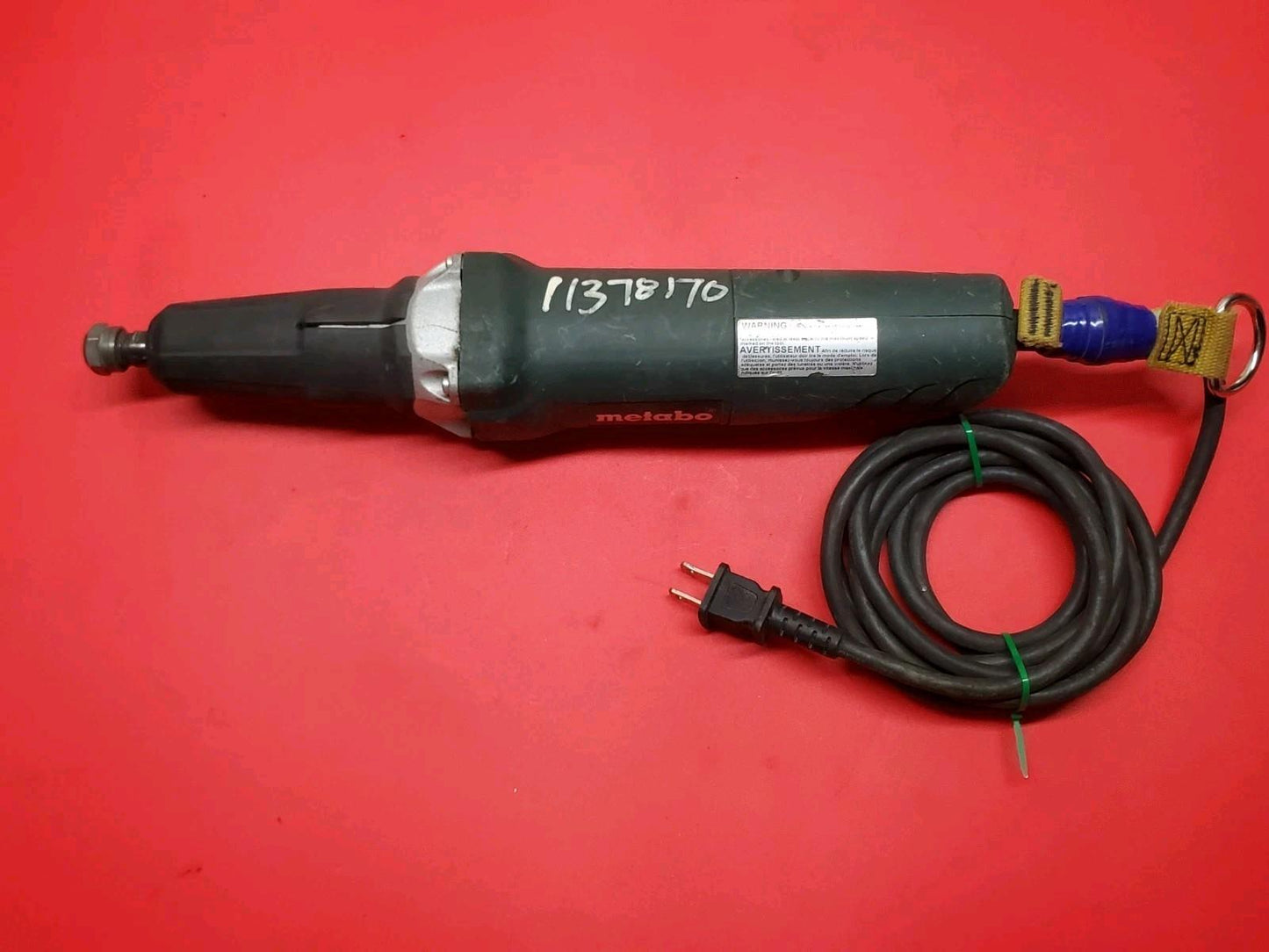 1 Ea. Metabo GP400 Die Grinder 25,000 RPM 120v 3.5A w/ Tool Tether Excellent