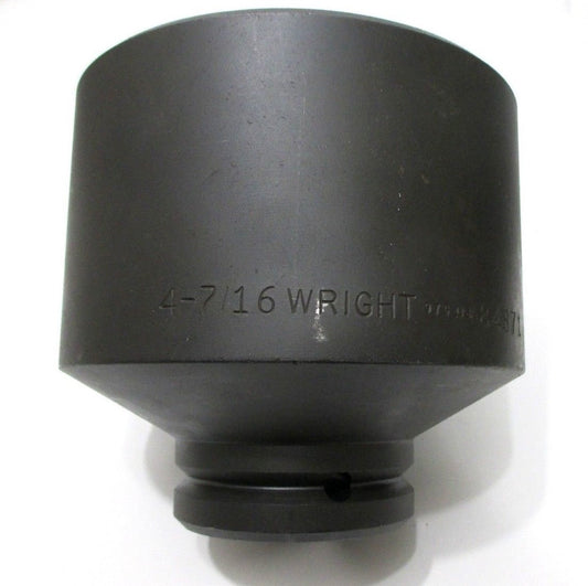 Wright Tool 84871 4-7/16" Impact Socket 1-1/2" Drive 6-Point 4-7/16 in. USA