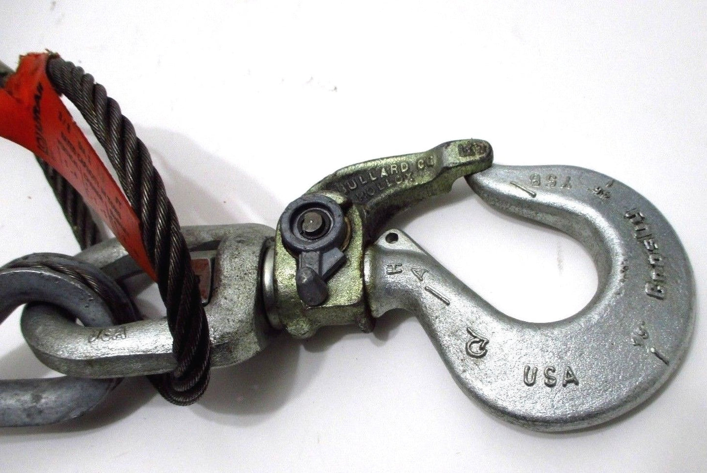 LIFTALL Sling 3/8 in. x 4 FT 6 x 19 Crosby Rollox BL5A-2.3T BL-5A Hook USA