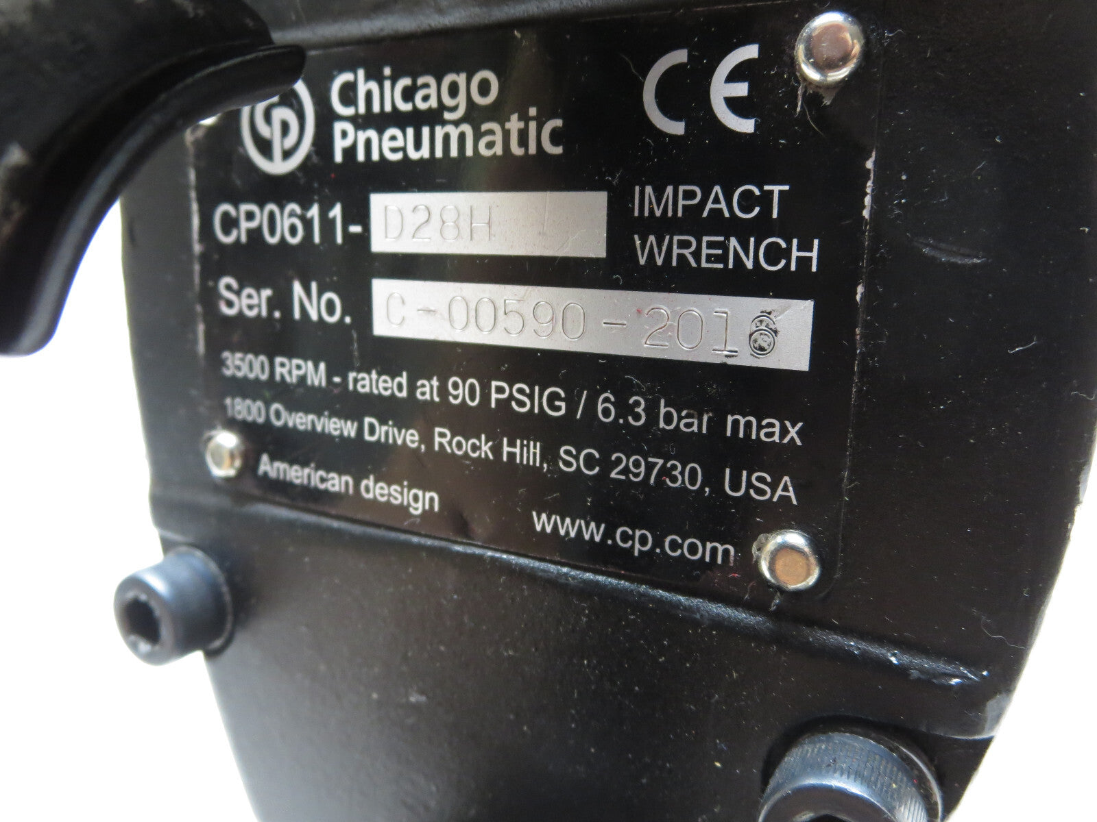Chicago Pneumatic CP0611-D28H 1" CP Impact Wrench 2,800 FT LBS  JAPAN *TESTED